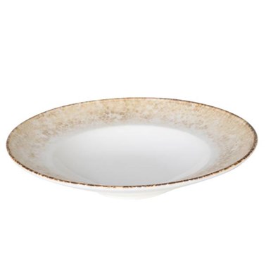 PASTA PLATE  RUST BROWN 27 CM 