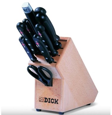 SET SUPERIOR NOŽEVI U DRVENOM BLOKU 9-DIJELNI